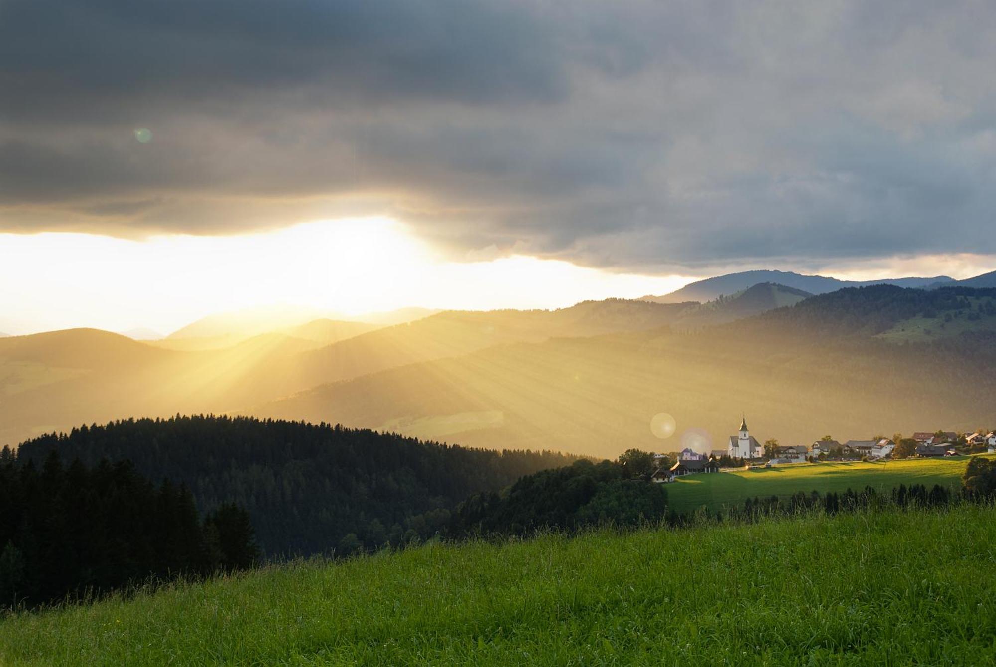 Der WILDe EDER Hotel Sankt Kathrein am Offenegg Buitenkant foto